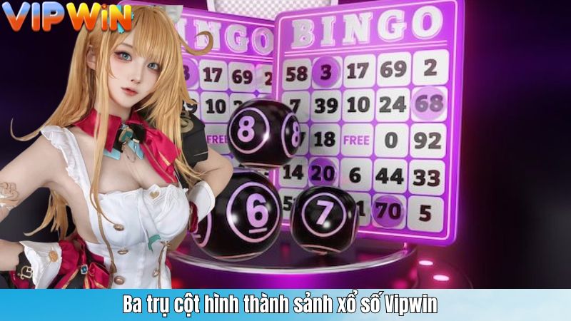 Ba trụ cột hình thành sảnh xổ số Vipwin
