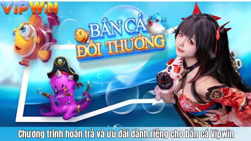 Chương trình hoàn trả và ưu đãi dành riêng cho bắn cá Vipwin